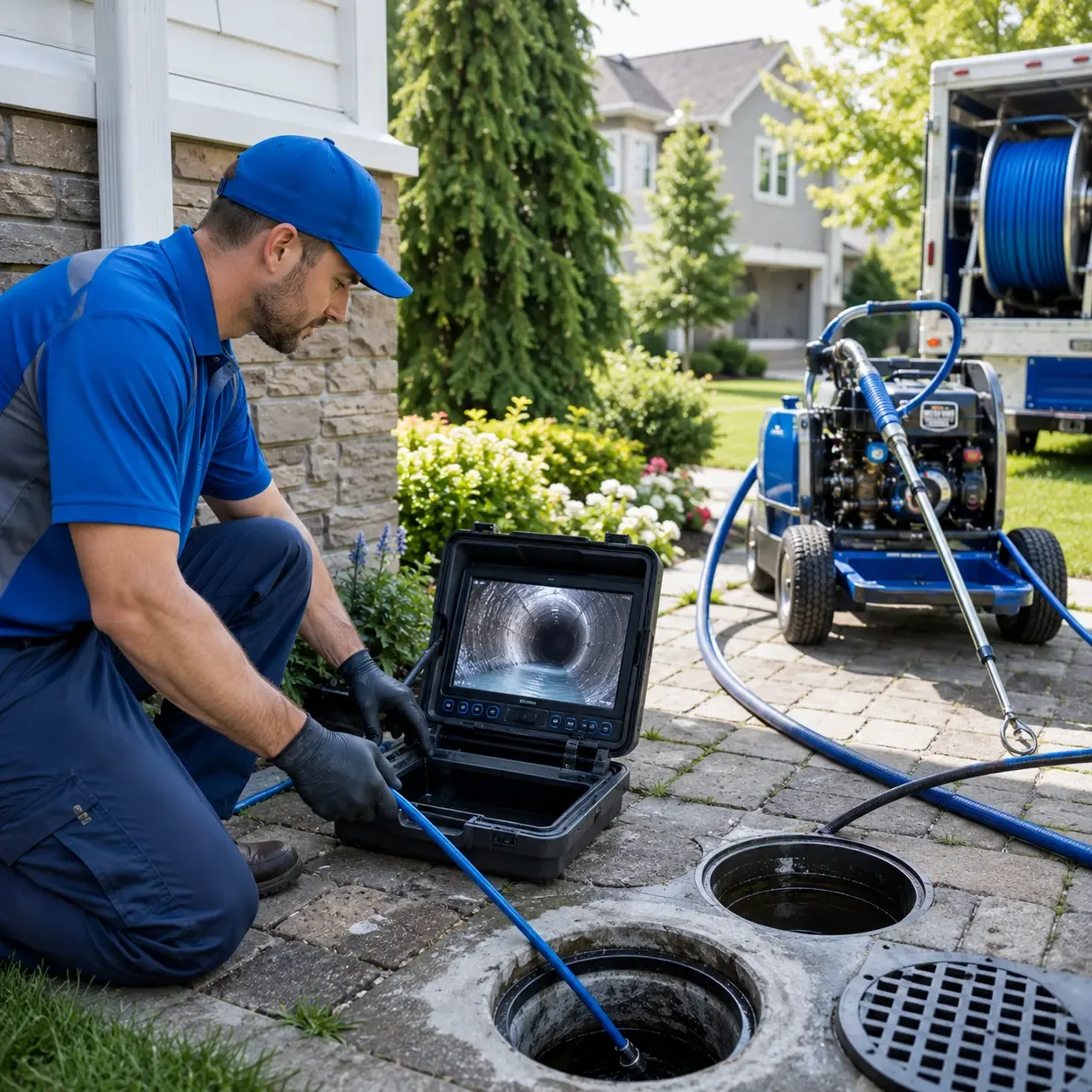Outdoor drain cleaning professionals serving Fairfield, CT