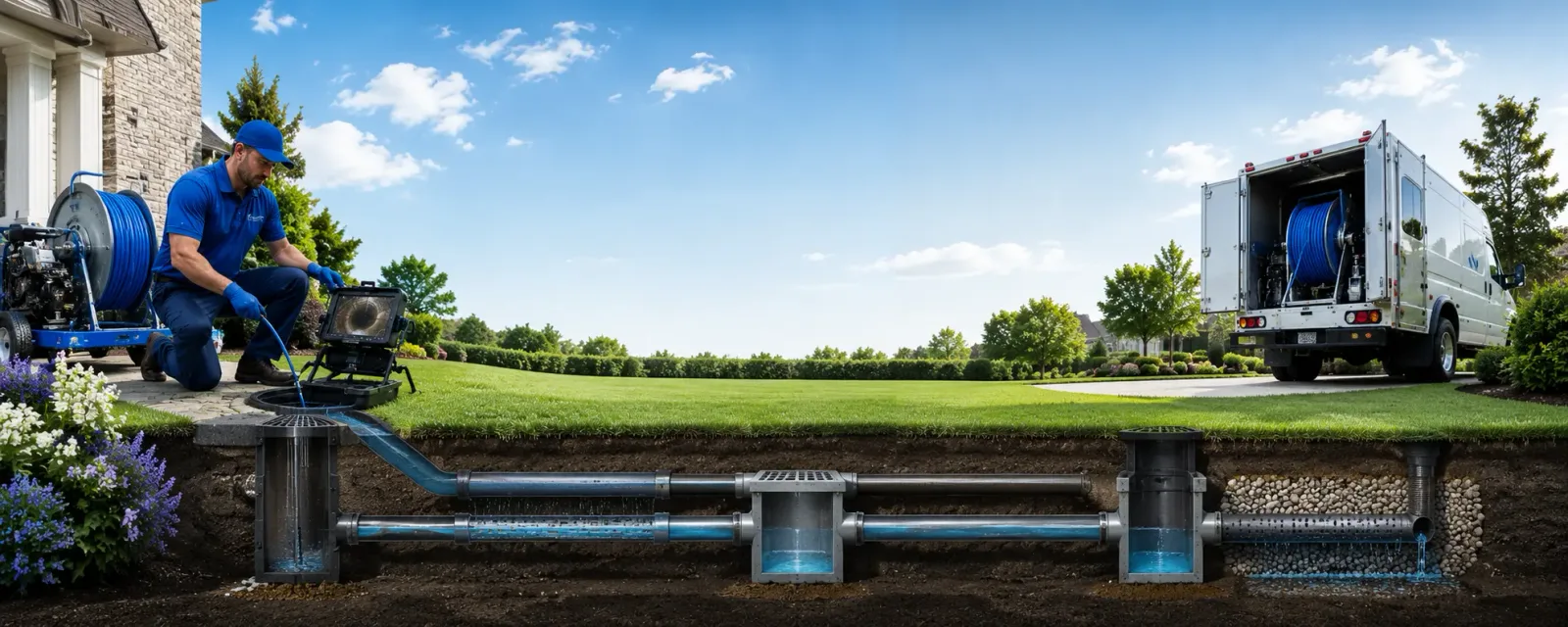 Outdoor drain cleaning information for Fairfield, CT