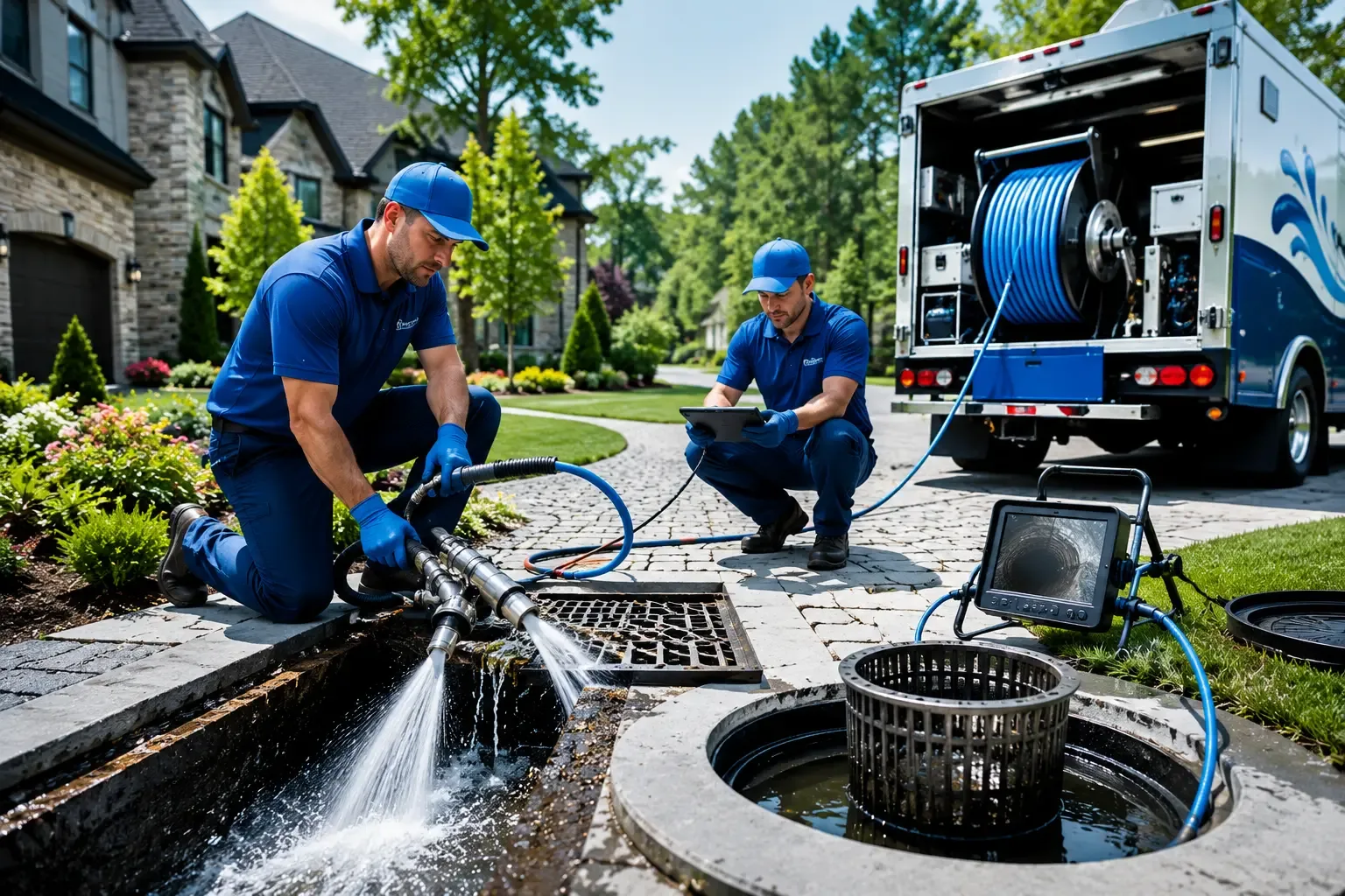 Local outdoor drain cleaning professionals in Fairfield, CT